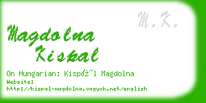 magdolna kispal business card